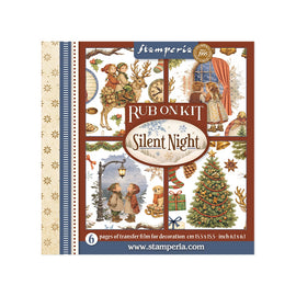 Stamperia - Silent Night - Rub-on Kit (6 Pages - 15.5x15.5cm)
