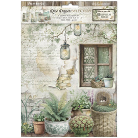 Stamperia - Herbarium Silvae - A4 Assorted Rice Papers (6 Sheets)