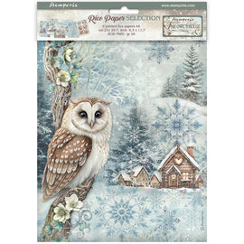Stamperia - The Owl's House - A4 Assorted Rice Papers (6 Sheets)