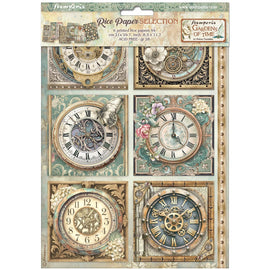 Stamperia - Gardens of Time - A4 Assorted Rice Papers (6 Sheets)