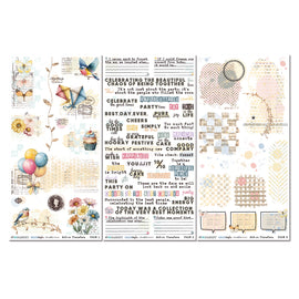 **Pre-Order** 49 and Market - Glimmer & Glee - 6x12 Blendable Rub-on Transfer Set (ETA Mid to End May 26)