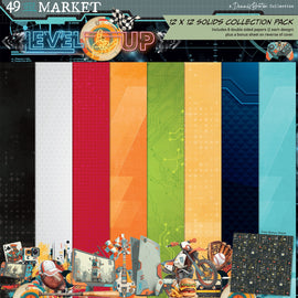 **Pre-Order** 49 and Market - Level Up - 12x12 Collection Pack - Solids (8 Sheets) (ETA End July 26)