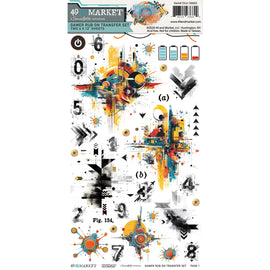 **Pre-Order** 49 and Market - Level Up - 6x12 Gamer Rub-on Transfer Set (ETA End July 26)