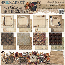 49 and Market - Nostalgic Memories - 12x12 Collection Pack (8 Sheets)
