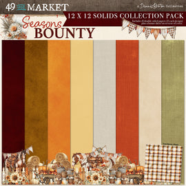 **Pre-Order** 49 and Market - Season's Bounty - 12x12 Collection Pack - Solids (8 Sheets) (ETA Mid Nov 26)