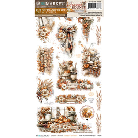 **Pre-Order** 49 and Market - Season's Bounty - 6x12 Nanna's Kitchen Rub-on Transfer Set (ETA Mid Nov 26)