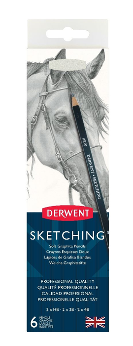 Derwent - Sketching Pencil Tin (6pk)