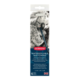 Derwent - Watersoluble Sketching Pencil Tin (6pk)