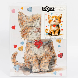 Diamond Dotz - Stretched Canvas - Darling Kitty 20x25cm