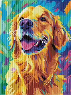 Diamond Dotz - Stretched Canvas - Good Boy 30x40cm