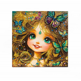 Diamond Dotz - Stretched Canvas - Pixie 30x30cm