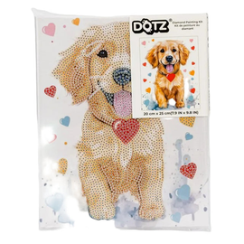 Diamond Dotz - Stretched Canvas - Puppy Love 20x25cm