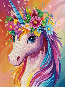 Diamond Dotz - Stretched Canvas - Unicorn Princess 30x40cm