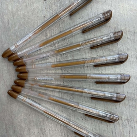 Dong-A - My Metal Gel Ink Pen - 0.7mm - Metallic Bronze (Buy 6  & Save $2)