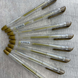 Dong-A - My Metal Gel Ink Pen - 0.7mm - Metallic Gold  (Buy 6  & Save $2)