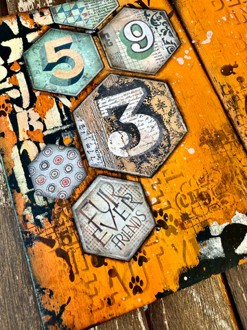 A Weekend of Classes with Stamperia's Antonis Tzanidakis - Class 4 "A Dog's Equation Dble Journal Page" - Saturday 27 June 26 - 7pm to 10pm