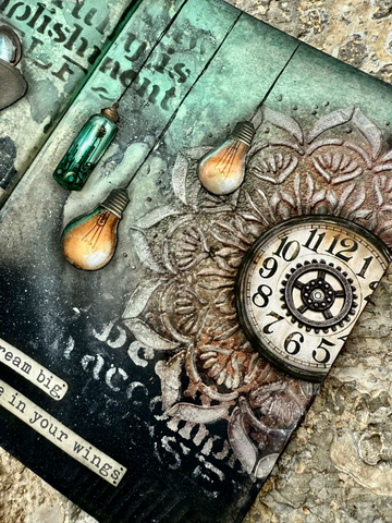 A Weekend of Classes with Stamperia's Antonis Tzanidakis - Class 2 "Believe In Your Wings Dble Journal Page" - Saturday 27 June 26 - 8am to 11:30am