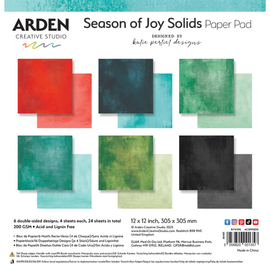Arden Creative Studio - Season Of Joy - 12x12 Paper Pad - Solids