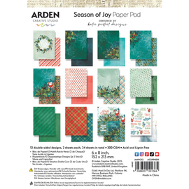 Arden Creative Studio - Season Of Joy - 6x8 Paper Pad