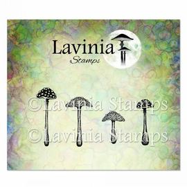 Lavinia Stamps - Purple Cap Mushrooms (LAV974)