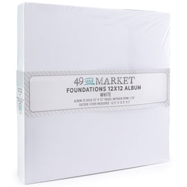**Pre-Order** 49 and Market - Foundations 12"x12" Album - White (ETA End Sep 26)