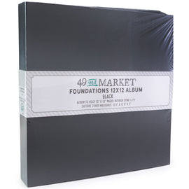 **Pre-Order** 49 and Market - Foundations 12"x12" Album - Black (ETA End Sep 26)