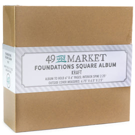 **Pre-Order** 49 and Market - Foundations Square (6"x6") Album - Kraft (ETA End Sep 26)