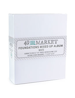 49 and Market - Foundations Mixed Up Portrait Album #2 - White