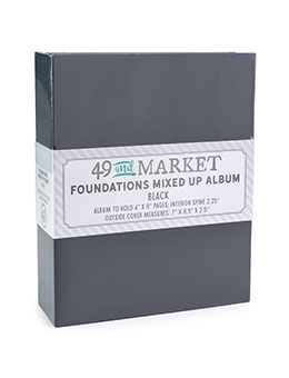 49 and Market - Foundations Mixed Up Portrait Album #2 - Black