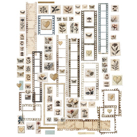 **Pre-Order** 49 and Market - Faded Memory Lane - Laser Cuts Filmstrips & Postage (Ephemera)” (ETA Mid April 26)