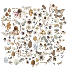 **Pre-Order** 49 and Market - Faded Memory Lane - Laser Cut Wildflowers (Ephemera) (ETA Mid April 26)