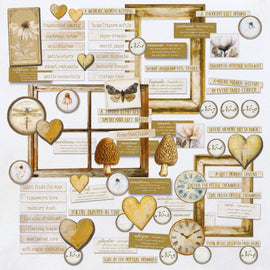 **Pre-Order** 49 and Market - Faded Memory Lane - Chipboard Set (84pcs) (ETA Mid April 26)
