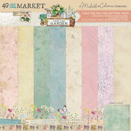 **Pre-Order** 49 and Market - From The Garden - 12x12 Collection Pack - Solids (8 Sheets) (ETA Mid April 26)