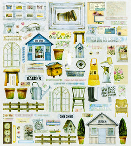**Pre-Order** 49 and Market - From The Garden - Die Cut Elements (99pcs) (ETA Mid April 26)
