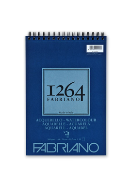 Fabriano - 1264 Waterolour Book A4 (300gsm)