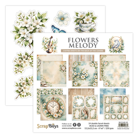 Scrapboys - Flowers Melody - 6x6 Paper Pad
