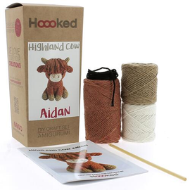 Hoooked Amigurumi - DIY Craft Set - Highland Cow - Aidan