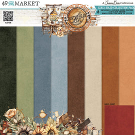 **Pre-Order** 49 and Market - Country Heart Cafe - 12x12 Collection Pack - Solids (8 Sheets) (ETA End July 26)