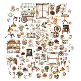 **Pre-Order** 49 and Market - Country Heart Cafe - Laser Cuts Elements (Ephemera) (ETA End July 26)