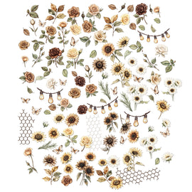 **Pre-Order** 49 and Market - Country Heart Cafe - Laser Cuts Wildflowers (Ephemera) (ETA End July 26)