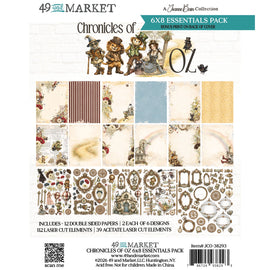 **Pre-Order** 49 and Market - Chronicles of Oz - 6x8 Collection Pack (12 Sheets & Laser Cuts) (ETA Mid Nov 26)