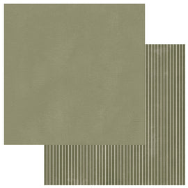 **Pre-Order** 49 and Market - Chronicles of Oz - 12x12 Paper "Solids Weathered Moss" (ETA Mid Nov 26)