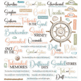 **Pre-Order** 49 and Market - Coastal Soul - Chipboard Set (ETA End July 26)