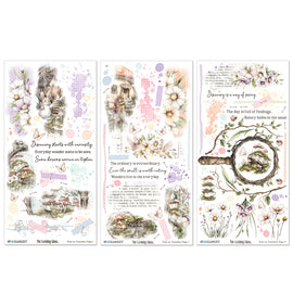 **Pre-Order** 49 and Market - The Looking Glass - 6x12 Blendable Rub-on Transfer Set (ETA Beg April 26)