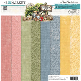 **Pre-Order** 49 and Market - Whispering Way - 12x12 Collection Pack - Solids (8 Sheets) (ETA Beg Dec 25)