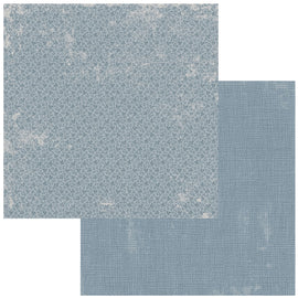 **Pre-Order** 49 and Market - Whispering Way - 12x12 Paper Solids "Dusty Blue" (ETA Beg Dec 25)