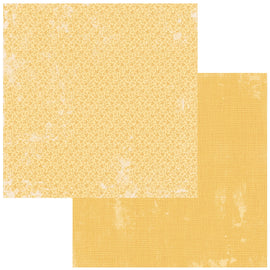 **Pre-Order** 49 and Market - Whispering Way - 12x12 Paper Solids "Mustard Yellow" (ETA Beg Dec 25)