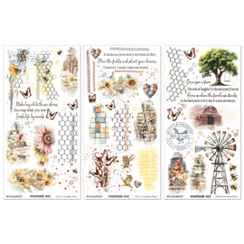 **Pre-Order** 49 and Market - Whispering Way - 6x12 Blendable Rub-on Transfer Set (ETA Beg Dec 25