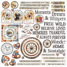 **Pre-Order** 49 and Market - Whispering Way - Chipboard Set (58pcs) (ETA Beg Dec 25)