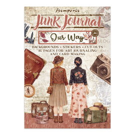 Stamperia - Our Way - Junk Journal Book (Backgrounds, Stickers & Lasercuts) (16 Pages)